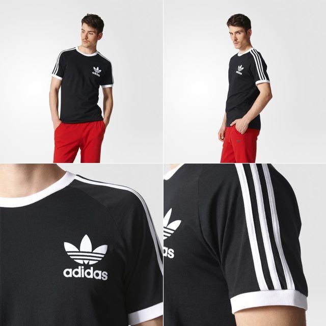 adidas(アディダス)のXS【新品即日発送OK】adidas オリジナルス Tシャツ 黒 カリフォルニア メンズのトップス(Tシャツ/カットソー(半袖/袖なし))の商品写真