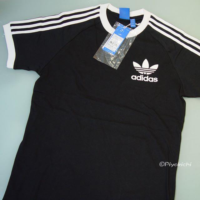 adidas(アディダス)のXS【新品即日発送OK】adidas オリジナルス Tシャツ 黒 カリフォルニア メンズのトップス(Tシャツ/カットソー(半袖/袖なし))の商品写真