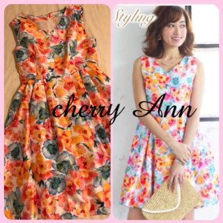 チェリーアン(cherry Ann)のcherry Ann サマーフラワーワンピ(ひざ丈ワンピース)