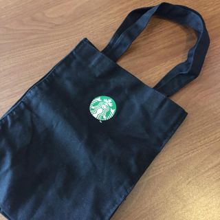 スターバックスコーヒー(Starbucks Coffee)の【新品/レア】Starbucks スタバ 黒 ブラック トートバッグ(トートバッグ)