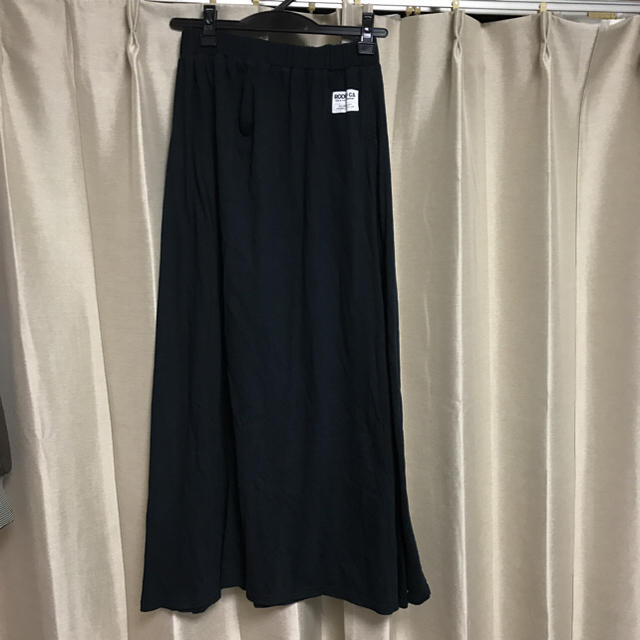 RODEO CROWNS(ロデオクラウンズ)のロデオクラウンズ ロングスカート 黒 レディースのスカート(ロングスカート)の商品写真