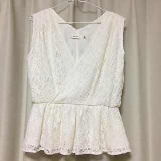 マウジー(moussy)のMOUSSY マウジー レース フリルトップス♡完売(シャツ/ブラウス(半袖/袖なし))