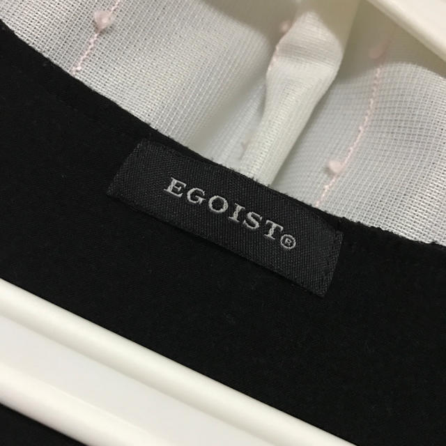 EGOIST(エゴイスト)のEGOIST  黒レーストップス レディースのトップス(カットソー(半袖/袖なし))の商品写真