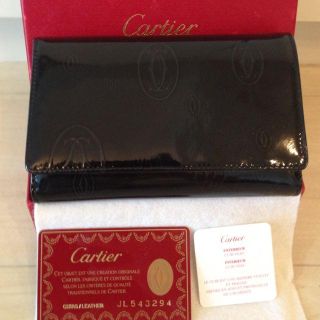 カルティエ(Cartier)のカルティエ＞_＜エナメル財布♡送料込☆(財布)