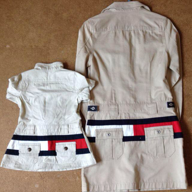 TOMMY HILFIGER(トミーヒルフィガー)の親子おそろいワンピース キッズ/ベビー/マタニティのキッズ服女の子用(90cm~)(その他)の商品写真