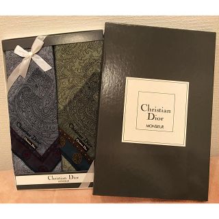 クリスチャンディオール(Christian Dior)の【新品】Christian Dior ハンカチ(ハンカチ)