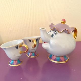 ディズニー(Disney)の未使用☆美女と野獣ティーセット(食器)