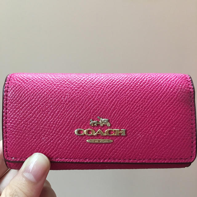 COACH(コーチ)の【スター様専用】COACH キーケース ピンク レディースのファッション小物(キーケース)の商品写真