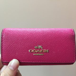 コーチ(COACH)の【スター様専用】COACH キーケース ピンク(キーケース)