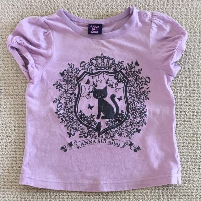 ANNA SUI mini(アナスイミニ)のアナスイミニ パフスリーブTシャツ 80110セット キッズ/ベビー/マタニティのベビー服(~85cm)(Ｔシャツ)の商品写真