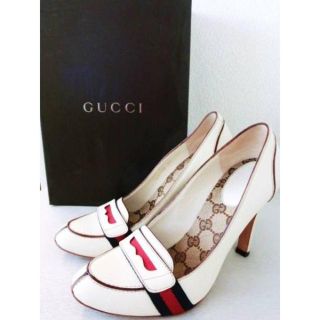 グッチ(Gucci)のGUCCIグッチ◆シェリーラインのオシャレ パンプス(ハイヒール/パンプス)