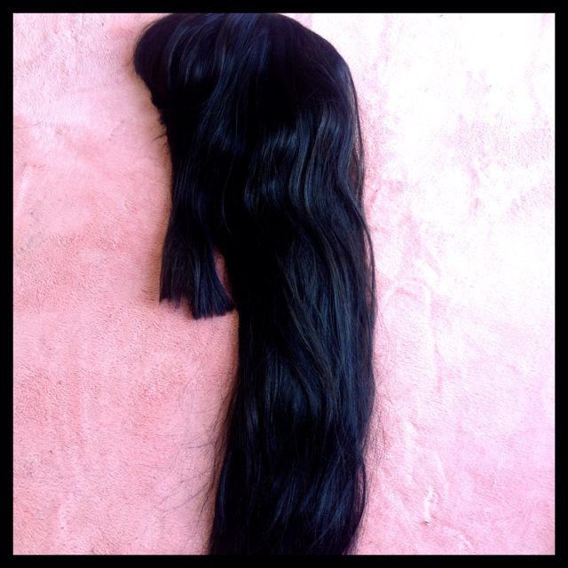 BODYLINE(ボディライン)の黒髪 姫カット ウィッグ レディースのウィッグ/エクステ(ロングストレート)の商品写真