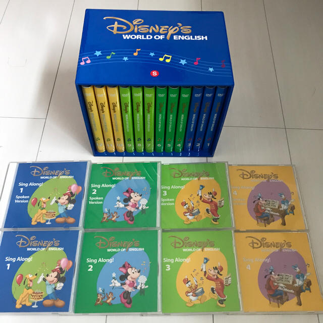 高い品質 Disney - ニューシングアロングDVD12枚+CD8枚+箱付き 最新版 知育玩具