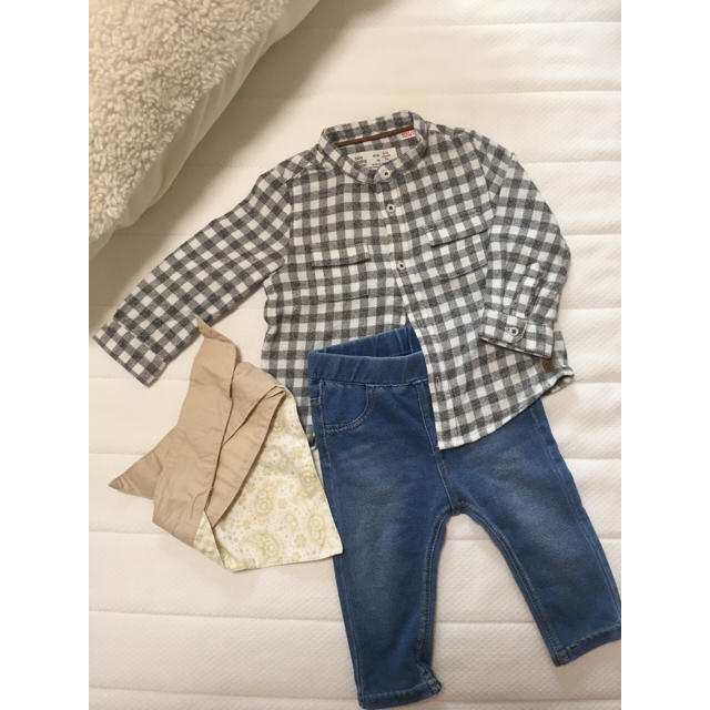 ZARA KIDS(ザラキッズ)の本日限定価格❣️新品未使用,美品❣️ベビー服カジュアルセット❤️ キッズ/ベビー/マタニティのベビー服(~85cm)(シャツ/カットソー)の商品写真