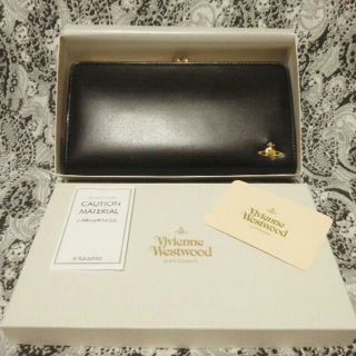 ヴィヴィアンウエストウッド(Vivienne Westwood)のクロワッサン様専用★　　　　　　　　　8月限定★がま口黒長財布★ヴィヴィアン(財布)