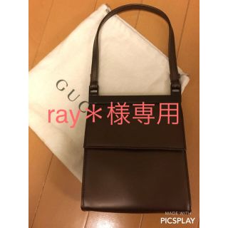 グッチ(Gucci)のray＊様専用 GUCCI★パーティバッグ シャイニーブラウン 美品！(ハンドバッグ)