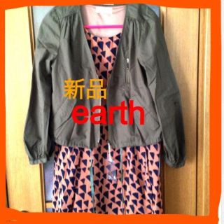 アースミュージックアンドエコロジー(earth music & ecology)の🌍earth🌍新品ジャケット(ミリタリージャケット)