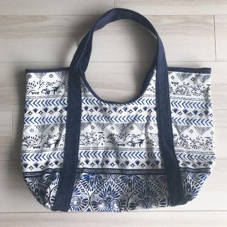 ロキシー(Roxy)の超美品！【ROXY/ロキシー】ペイズリー柄風トートバッグ(トートバッグ)