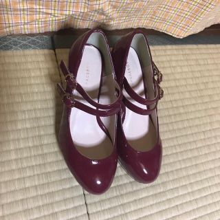 ページボーイ(PAGEBOY)のPAGEBOY 8cmヒール ダブルベルトパンプス(ハイヒール/パンプス)