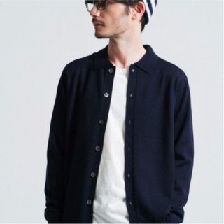 ユナイテッドアローズグリーンレーベルリラクシング(UNITED ARROWS green label relaxing)のGreen Label Relaxing MERCE/W ポロカーディガン(カーディガン)