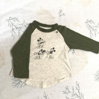 マーキーズ(MARKEY'S)のお値下げ美品✴︎マーキーズ ミッキーロンT❤︎80(Ｔシャツ)