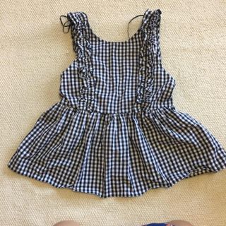 ザラ(ZARA)のZARA 未使用 ギンガムチェック チュニック(チュニック)