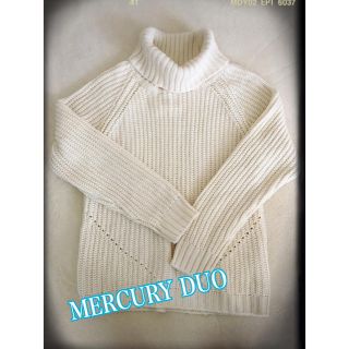 マーキュリーデュオ(MERCURYDUO)の【マーキュリーデュオ★タートルネック ニット】(ニット/セーター)