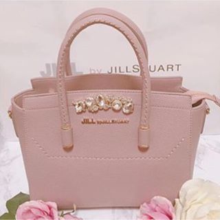 JILLSTUART ビジューロイヤルトートバッグ モーヴピンク