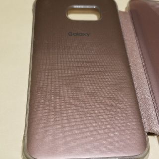 サムスン(SAMSUNG)のGALAXY S7　純正カバー　ピンク(Androidケース)