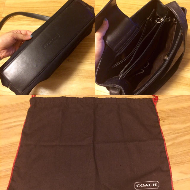 COACH(コーチ)のノコ様【COACH】シンプルな黒のショルダーバッグ レディースのバッグ(ショルダーバッグ)の商品写真