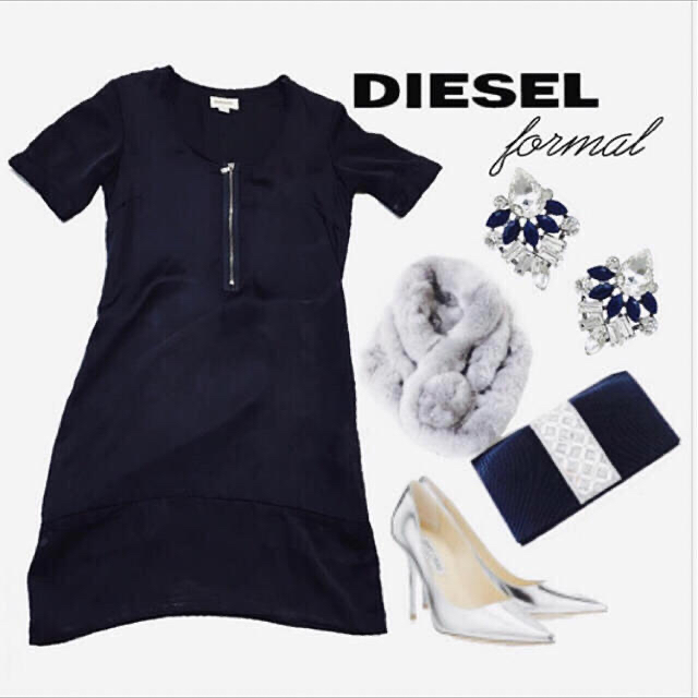 DIESEL(ディーゼル)のDIESEL formal one-piece レディースのワンピース(ひざ丈ワンピース)の商品写真