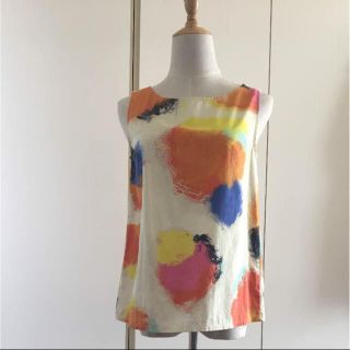 マリメッコ(marimekko)のZoutoraionさま専用♡マリメッコ ノースリーブ トップス 34 (シャツ/ブラウス(半袖/袖なし))