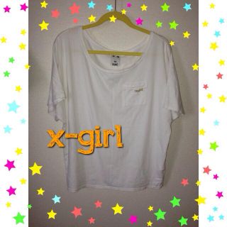 エックスガール(X-girl)の値下げ！x-girl♡ゆったりTシャツ(Tシャツ(半袖/袖なし))