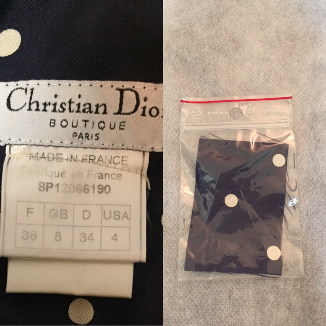 Christian Dior(クリスチャンディオール)のクリスチャン ディオール ワンピース レディースのワンピース(ひざ丈ワンピース)の商品写真