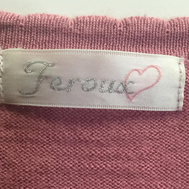 Feroux(フェルゥ)のferouxニットトップス レディースのトップス(ニット/セーター)の商品写真