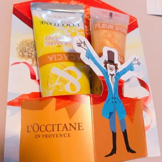 ロクシタン(L'OCCITANE)のロクシタン アカシア ハンドクリーム リップバーム 新品未使用(ハンドクリーム)