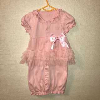 シャーリーテンプル(Shirley Temple)の☆美品 シャーリーテンプル 50-70 2way ロンパース☆(ロンパース)