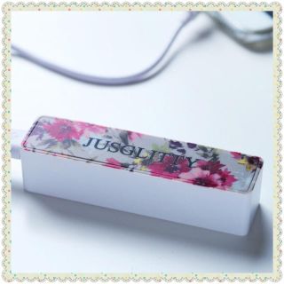 ジャスグリッティー(JUSGLITTY)の✨未開封✨💐JUSGLITTY💐ノベルティモバイルチャージャー(バッテリー/充電器)