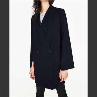 ザラ(ZARA)のsachi様専用♦︎ZARA スリット袖 ノーカラージャケット(ノーカラージャケット)