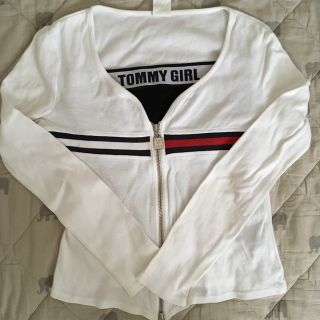 トミーガール(tommy girl)のトミーガール トミー tommy girl ダブルジッパー ロンT 風カットソー(カットソー(長袖/七分))