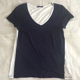 プチバトー(PETIT BATEAU)のPETIT BATEAU☆VネックTシャツ(Tシャツ(半袖/袖なし))