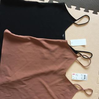 ユニクロ(UNIQLO)のUNIQLO キャミ ブラウン 単品 専用(キャミソール)