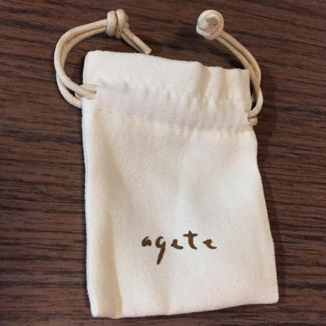 agete(アガット)の美品  agete 指輪 リング 11号 販売証明書、ブランド小袋付き レディースのアクセサリー(リング(指輪))の商品写真