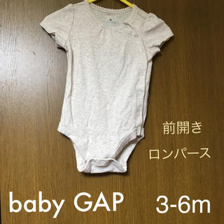 ベビーギャップ(babyGAP)のbaby GAP 美品 半袖ロンパース(ロンパース)