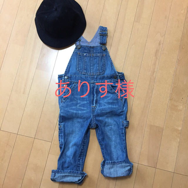 babyGAP(ベビーギャップ)のGAP キッズ オーバオール 90 キッズ/ベビー/マタニティのキッズ服男の子用(90cm~)(その他)の商品写真