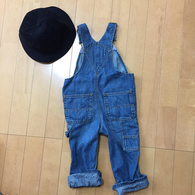 babyGAP(ベビーギャップ)のGAP キッズ オーバオール 90 キッズ/ベビー/マタニティのキッズ服男の子用(90cm~)(その他)の商品写真