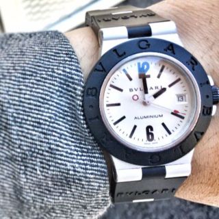BVLGARI ブルガリ 時計 メンズ アルミニウム AL38A