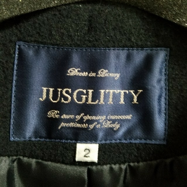 JUSGLITTY(ジャスグリッティー)のｼﾞｬｽｸﾞﾘｯﾃｨ JUSGLITTY コート レディースのジャケット/アウター(ロングコート)の商品写真