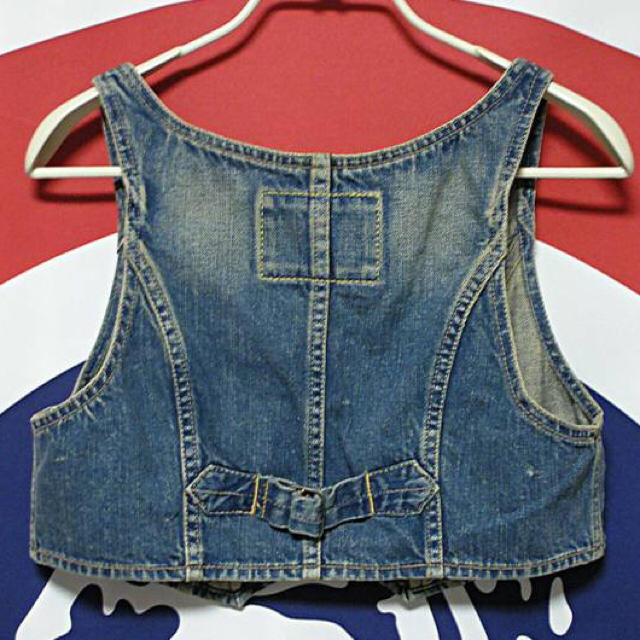 HYSTERIC GLAMOUR - ヒステリックグラマー☆デニムショート丈ジレ