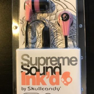 スカルキャンディ(Skullcandy)の「B品」skull candy ink’d  [PINK]　低音◎ (ヘッドフォン/イヤフォン)